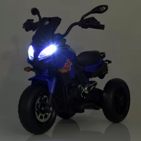 Детский мотоцикл BMW S1000XR Bambi M 5037 EL-2 черный, 2 мотора по 45W, EVA, кожа, MP3, USB, Bluetooth