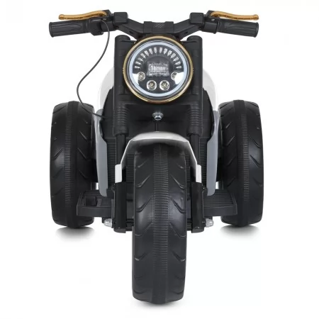Дитячий мотоцикл Bambi M 5048EL-1 Harley-Davidson V-Rod білий, 2 мотори по 25W, EVA, шкіра, MP3, USB, Bluetooth