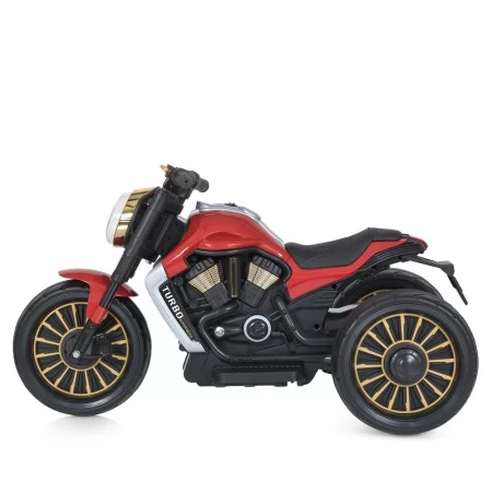 Детский мотоцикл Bambi M 5048EL-3 Harley-Davidson V-Rod красный, 2 мотора по 25W, EVA, кожа, MP3, USB, Bluetooth