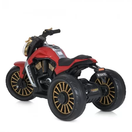 Детский мотоцикл Bambi M 5048EL-3 Harley-Davidson V-Rod красный, 2 мотора по 25W, EVA, кожа, MP3, USB, Bluetooth