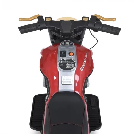 Детский мотоцикл Bambi M 5048EL-3 Harley-Davidson V-Rod красный, 2 мотора по 25W, EVA, кожа, MP3, USB, Bluetooth