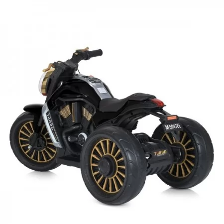 Детский мотоцикл Bambi M 5048ELR-2 Harley-Davidson V-Rod черный, с пультом управления, 2 мотора по 25W, EVA, кожа, MP3, USB, Bluetooth