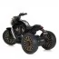 Детский мотоцикл Bambi M 5048ELR-2 Harley-Davidson V-Rod черный, с пультом управления, 2 мотора по 25W, EVA, кожа, MP3, USB, Bluetooth