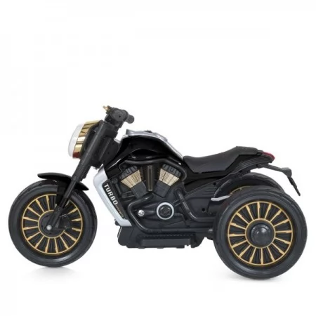 Детский мотоцикл Bambi M 5048ELR-2 Harley-Davidson V-Rod черный, с пультом управления, 2 мотора по 25W, EVA, кожа, MP3, USB, Bluetooth