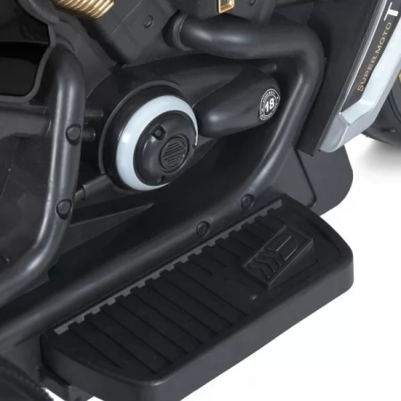Детский мотоцикл Bambi M 5048ELR-2 Harley-Davidson V-Rod черный, с пультом управления, 2 мотора по 25W, EVA, кожа, MP3, USB, Bluetooth