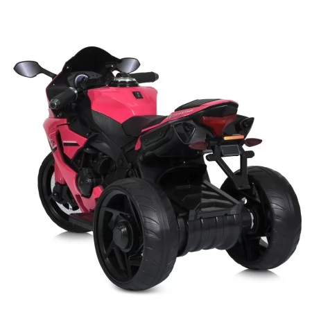Детский мотоцикл Yamaha R1 M 5823ELS-8, 2 мотора по 35W, EVA, экокожа, MP3/USB/TF, Bluetooth, свет, розовый с автопокраской Детский мотоцикл Yamaha R1 M 5823ELS-8, 2 мотора по 35W, EVA, экокожа, MP3/USB/TF, Bluetooth, свет, розовый с автопокраской
