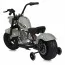 Детский мотоцикл Harley-Davidson Fat Boy M 6016AL-11, 1 мотор 350W, Bluetooth, USB, TF, экокожа, надувные резиновые колеса, серый
