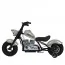 Детский мотоцикл Harley-Davidson Fat Boy M 6016AL-11, 1 мотор 350W, Bluetooth, USB, TF, экокожа, надувные резиновые колеса, серый