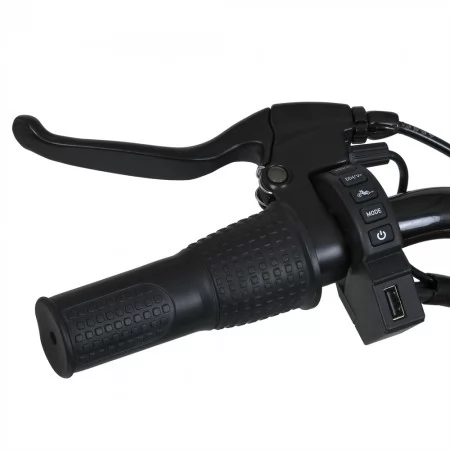 Детский мотоцикл Harley-Davidson Fat Boy M 6016AL-11, 1 мотор 350W, Bluetooth, USB, TF, экокожа, надувные резиновые колеса, серый