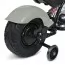 Детский мотоцикл Harley-Davidson Fat Boy M 6016AL-11, 1 мотор 350W, Bluetooth, USB, TF, экокожа, надувные резиновые колеса, серый