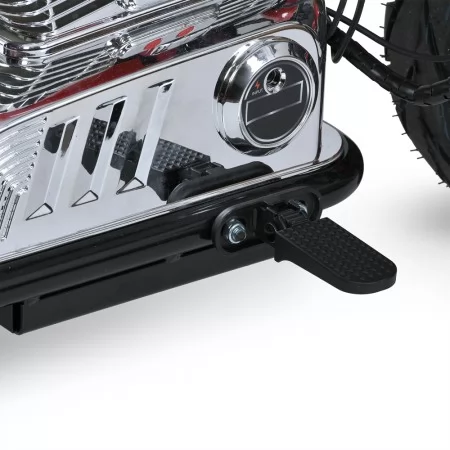 Детский мотоцикл Harley-Davidson Fat Boy M 6016AL-3, 1 мотор 350W, Bluetooth, USB, TF, экокожа, надувные резиновые колеса, красный