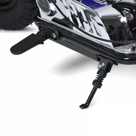 Детский мотоцикл Harley-Davidson Fat Boy M 6016AL-4, 1 мотор 350W, Bluetooth, USB, TF, экокожа, надувные резиновые колеса, синий