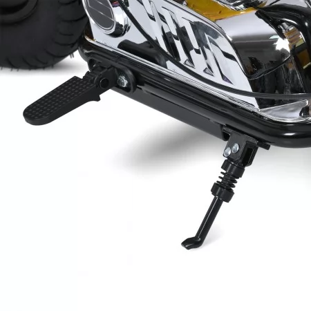 Детский мотоцикл Harley-Davidson Fat Boy M 6016AL-6, 1 мотор 350W, Bluetooth, USB, TF, экокожа, надувные резиновые колеса, желтый