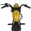 Детский мотоцикл Harley-Davidson Fat Boy M 6016AL-6, 1 мотор 350W, Bluetooth, USB, TF, экокожа, надувные резиновые колеса, желтый