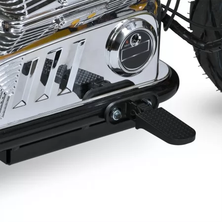 Детский мотоцикл Harley-Davidson Fat Boy M 6016AL-6, 1 мотор 350W, Bluetooth, USB, TF, экокожа, надувные резиновые колеса, желтый