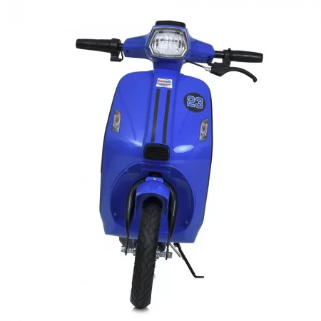Мотоцикл M 6017AL-4 1*350W, 2*12V10AH, MP3, кожа, голубой