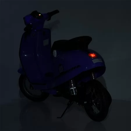 Мотоцикл M 6017AL-4 1*350W, 2*12V10AH, MP3, кожа, голубой