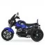 Дитячий мотоцикл BMW R 1200 C M 6263EL-4, 2 мотори по 25W, EVA, шкіра, Bluetooth, синій