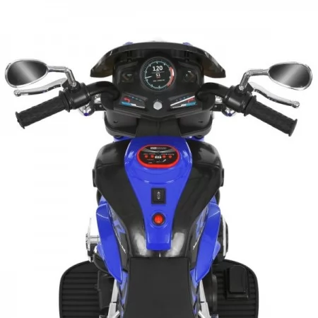 Дитячий мотоцикл BMW R 1200 C M 6263EL-4, 2 мотори по 25W, EVA, шкіра, Bluetooth, синій