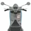 Дитячий мотоцикл Vespa Primavera M 6288EL-11-4, 1 мотор 45W, EVA, шкіра, MP3, Bluetooth, сіро-синій Дитячий мотоцикл Vespa Primavera M 6288EL-11-4, 1 мотор 45W, EVA, шкіра, MP3, Bluetooth, сіро-синій