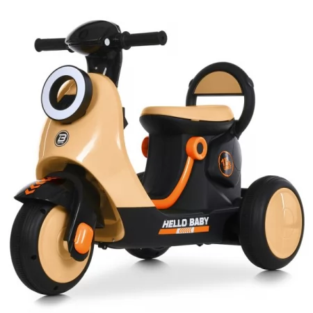 Мотоцикл M 6298BR-13 р/к 2,4G, 1*6V4,5AH, 1*25W, MP3, USB, TF, музика, світло, бежевий