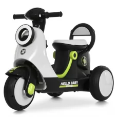 Мотоцикл M 6298BR-1 р/к 2,4G, 1*6V4,5AH, 1*25W, MP3, USB, TF, музика, світло, білий Мотоцикл M 6298BR-1 р/к 2,4G, 1*6V4,5AH, 1*25W, MP3, USB, TF, музика, світло, білий