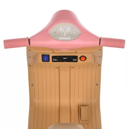 Мотоцикл M 6327L-8 1*6V5AH, 1*35W, MP3, USB, BLUETOOTH, TF, музика, світло, шкіра, рожевий