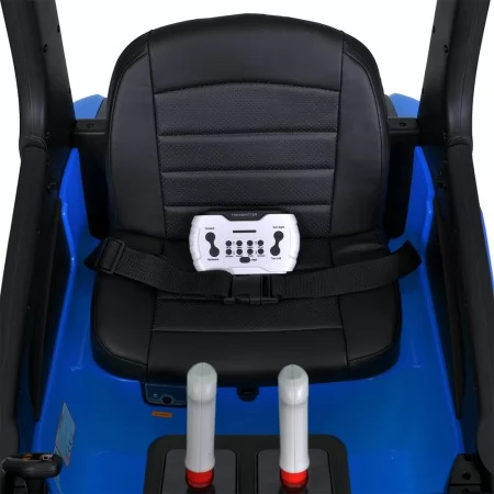 Погрузчик M 5989BLR-4 2, 4G, 1аккум12V9AH, 2мотора 35W, MP3, USB, TF, EVA/пласт., музыка, кожа, голубой