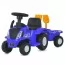 Трактор M 6153B-4 2-в-1(каталка-толокарь с прицепом), 1*6V4,5AH, 1*25W, MP3, USB, BLUETOOTH, TF, музыка, синий