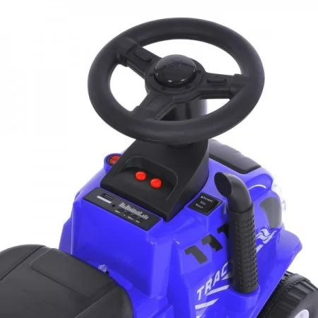 Трактор M 6153B-4 2-в-1(каталка-толокарь с прицепом), 1*6V4,5AH, 1*25W, MP3, USB, BLUETOOTH, TF, музыка, синий