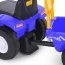 Трактор M 6153B-4 2-в-1(каталка-толокарь с прицепом), 1*6V4,5AH, 1*25W, MP3, USB, BLUETOOTH, TF, музыка, синий