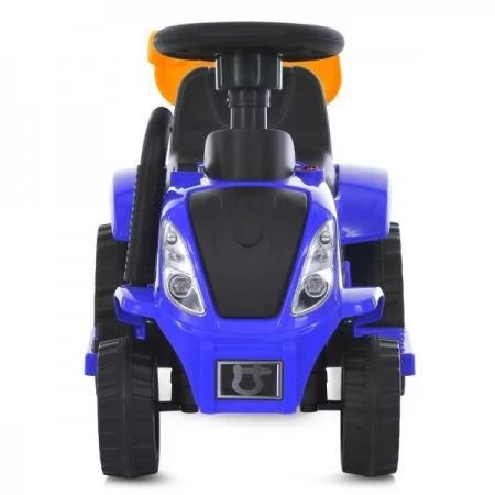 Трактор M 6153B-4 2-в-1(каталка-толокарь с прицепом), 1*6V4,5AH, 1*25W, MP3, USB, BLUETOOTH, TF, музыка, синий