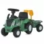 Трактор M 6153B-5 2-в-1(каталка-толокарь с прицепом), 1*6V4,5AH, 1*25W, MP3, USB, BLUETOOTH, TF, музыка, зеленый
