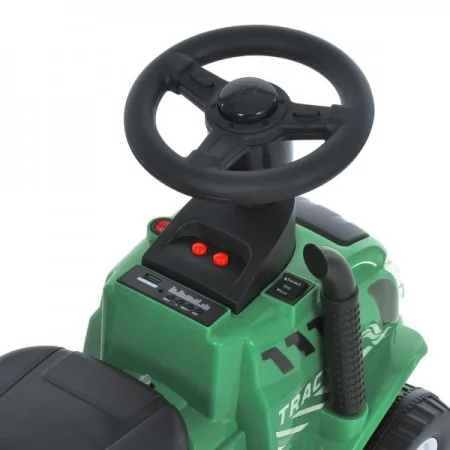 Трактор M 6153B-5 2-в-1(каталка-толокарь с прицепом), 1*6V4,5AH, 1*25W, MP3, USB, BLUETOOTH, TF, музыка, зеленый