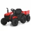 Трактор M 6295EBLR-3 2,4G р/к, з причепом, 2мотори45W, 1акум12V9AH, EVA, MP3, USB, TF, BLUETOOTH, шкіра, музика, світло, червоний