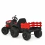 Трактор M 6295EBLR-3 2,4G р/к, з причепом, 2мотори45W, 1акум12V9AH, EVA, MP3, USB, TF, BLUETOOTH, шкіра, музика, світло, червоний