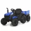 Трактор M 6295EBLR-4 2,4G р/к, з причепом, 2мотори45W, 1акум12V9AH, EVA, MP3, USB, TF, BLUETOOTH, шкіра, музика, світло, синій