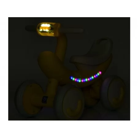 Толокар-каталка M 6239E-6, EVA колеса, музика, світло, жовтий, Bambi Racer