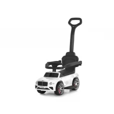 Каталка-толокарь M 6252EL-1, музыка, свет, родительская ручка, подстаканник, MP3, Bluetooth, белый Каталка-толокарь M 6252EL-1, музыка, свет, родительская ручка, подстаканник, MP3, Bluetooth, белый
