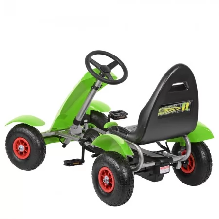Детский веломобиль Bambi M 1450-5 зеленый педальный карт