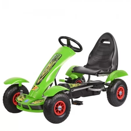 Детский веломобиль Bambi M 1450-5 зеленый педальный карт