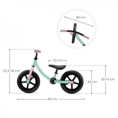 Беговел Kinderkraft 2Way Next Candy Mint KR2WAY25MIN0000 Беговел Kinderkraft 2Way Next Candy Mint KR2WAY25MIN0000