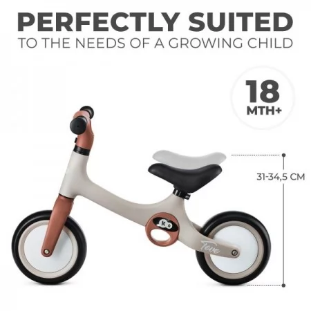 Біговел Kinderkraft Tove 8" сіро-коричневий KRTOVE00BEG0000 Біговел Kinderkraft Tove 8" сіро-коричневий KRTOVE00BEG0000