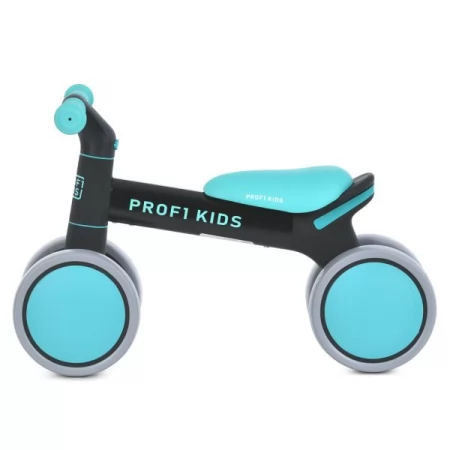 Беговел детский PROFI KIDS 7 д. MBB 1014-4 4 цв EVA, алюм.рама, черно-бирюзовый