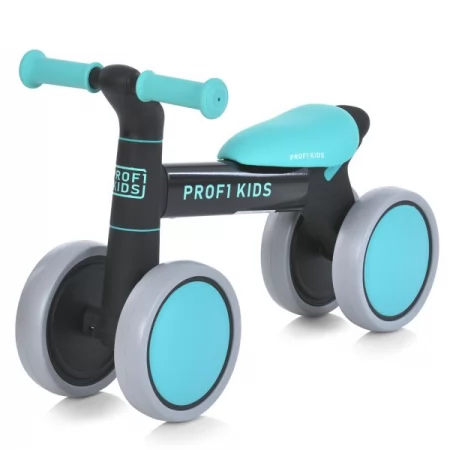 Беговел детский PROFI KIDS 7 д. MBB 1014-4 4 цв EVA, алюм.рама, черно-бирюзовый