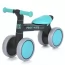 Беговел детский PROFI KIDS 7 д. MBB 1014-4 4 цв EVA, алюм.рама, черно-бирюзовый