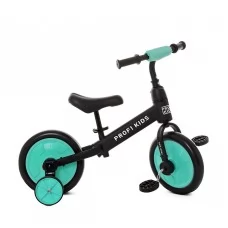 Биговел детский PROFI KIDS 12 д. MBB 1012-1 цв.EVA, 2в1, педали, доп. колеса, эксцентрик, черно-голубой Биговел детский PROFI KIDS 12 д. MBB 1012-1 цв.EVA, 2в1, педали, доп. колеса, эксцентрик, черно-голубой