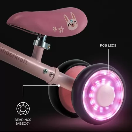 Каталка-беговел Kinderkraft Cutie Flash Pink KRCUFL00PNK0000 