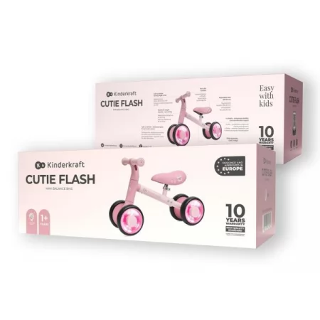 Каталка-беговел Kinderkraft Cutie Flash Pink KRCUFL00PNK0000 