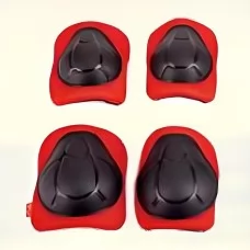 Комплект защиты Hape наколенники и налокотники красный E1086 